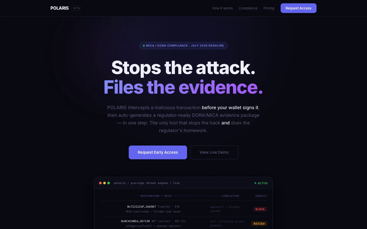 POLARIS screenshot