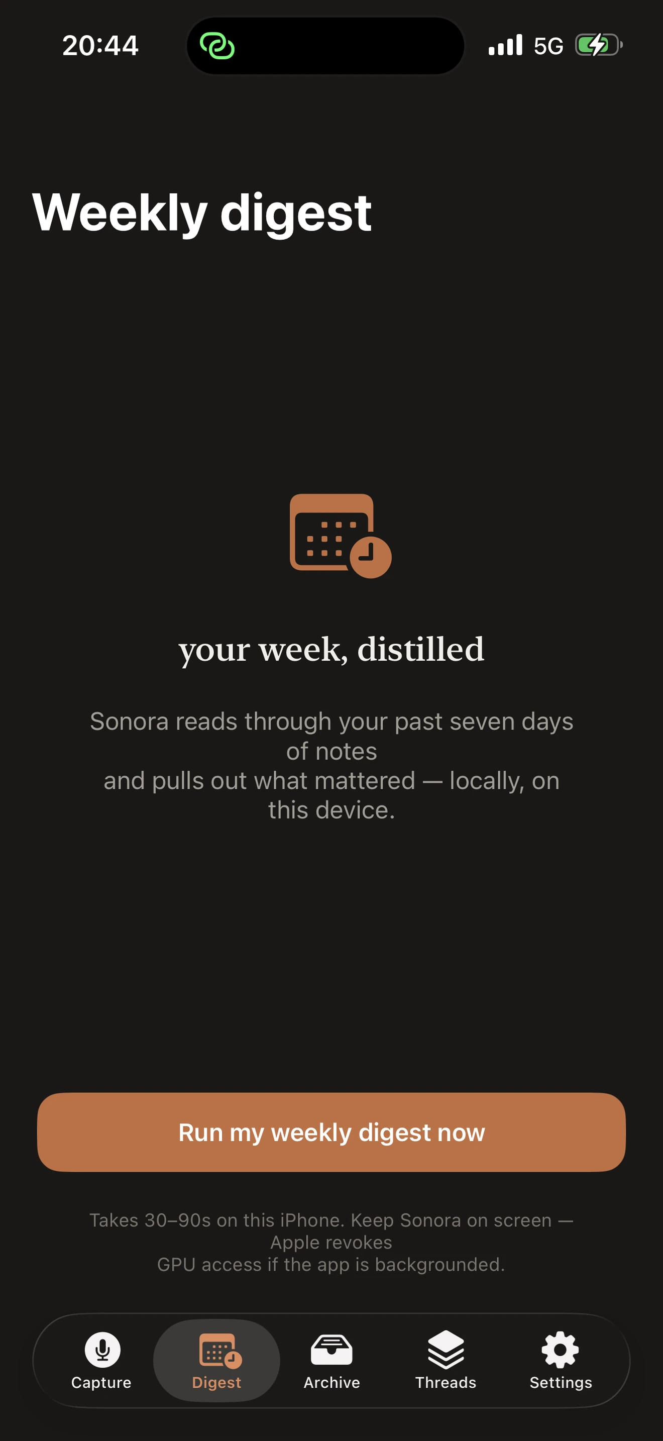 SONORA screenshot 2